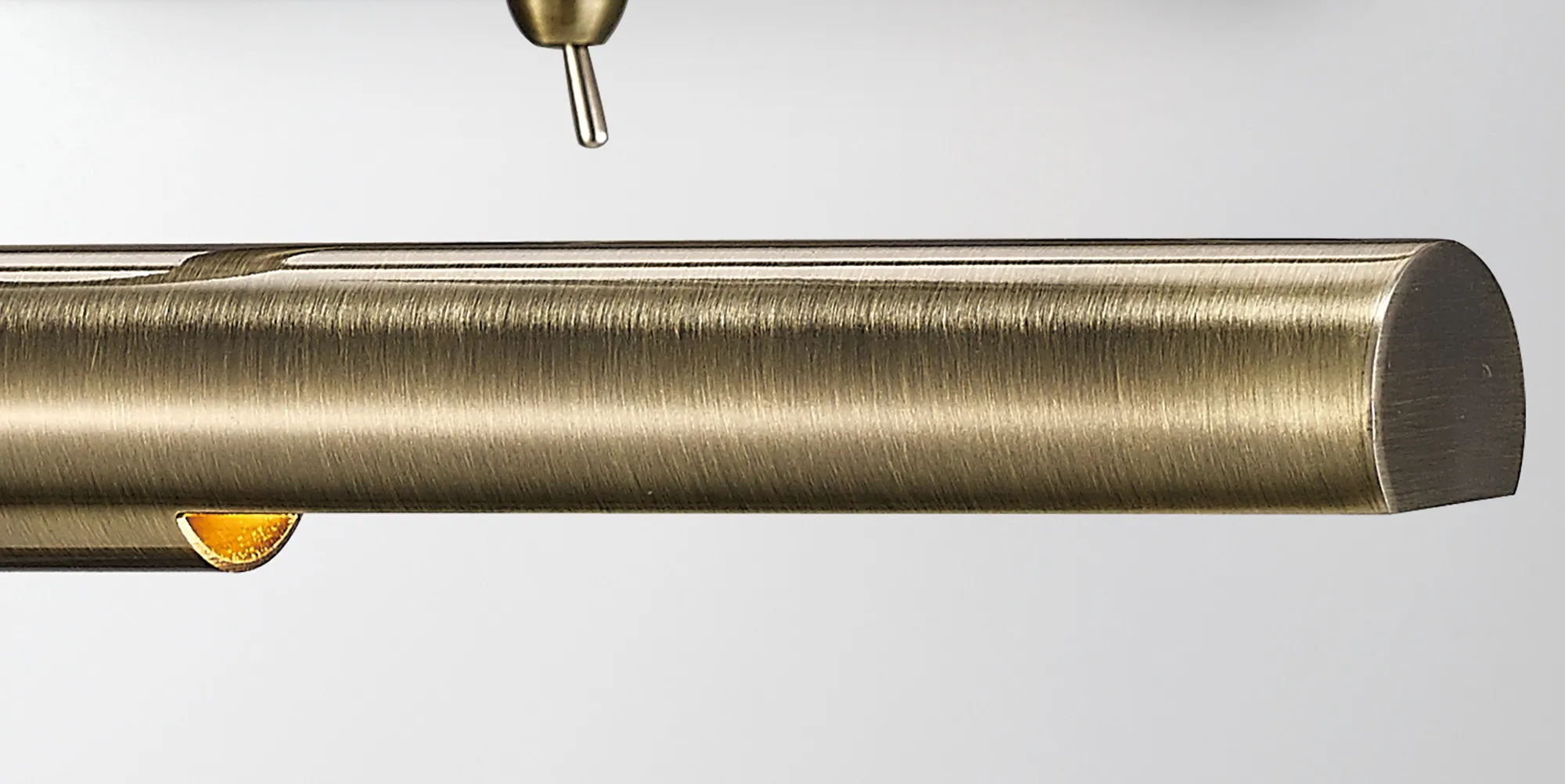 Abacus Wall/Picture Light 35cm Switched 2 Light Antique Brass D0129  Deco Abacus Antique Brass